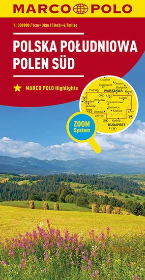 MARCO POLO Regionalkarte Polen Süd 1:300.000
