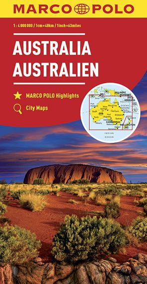 MARCO POLO Kontinentalkarte Australien 1:4 Mio.