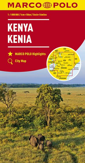 MARCO POLO Kontinentalkarte Kenia 1:1 Mio.