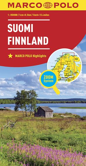 MARCO POLO Länderkarte Finnland 1:850 000