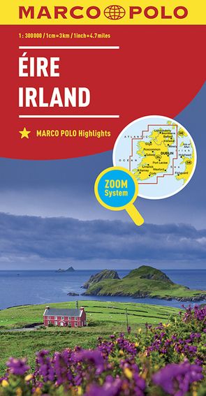 MARCO POLO Länderkarte Irland 1:300.000