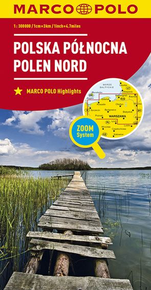 MARCO POLO Regionalkarte Polen Nord 1:300.000