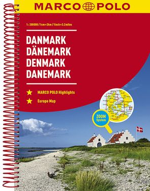 MARCO POLO Reiseatlas Dänemark 1:200 000