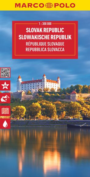 MARCO POLO Reisekarte Slowakische Republik 1:300.000