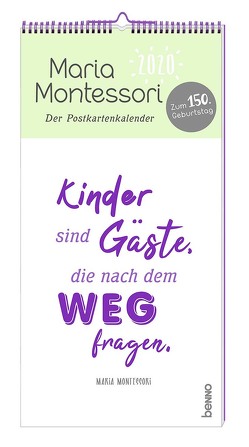 Maria Montessori – Der Postkartenkalender