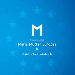 Maria Mutter Europas II von Hiegl,  P. Notker