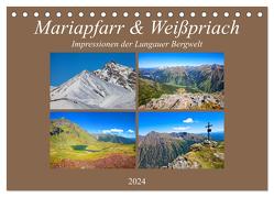 Mariapfarr & Weißpriach (Tischkalender 2024 DIN A5 quer), CALVENDO Monatskalender von Kramer,  Christa