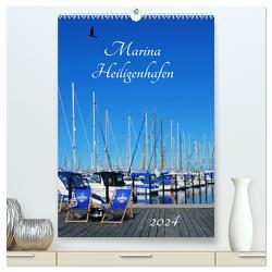 Marina Heiligenhafen (hochwertiger Premium Wandkalender 2024 DIN A2 hoch), Kunstdruck in Hochglanz von Grobelny,  Renate