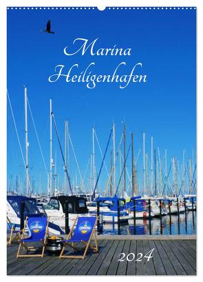 Marina Heiligenhafen (Wandkalender 2024 DIN A2 hoch), CALVENDO Monatskalender von Grobelny,  Renate