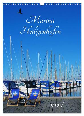 Marina Heiligenhafen (Wandkalender 2024 DIN A3 hoch), CALVENDO Monatskalender von Grobelny,  Renate