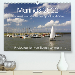 Marinas 2022. Impressionen deutscher Sportboothäfen (Premium, hochwertiger DIN A2 Wandkalender 2022, Kunstdruck in Hochglanz) von Lehmann,  Steffani