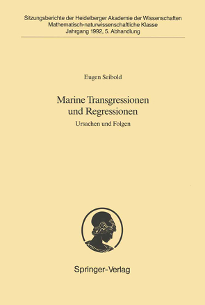 Marine Transgressionen und Regressionen von Seibold,  Eugen