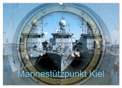 Marinestützpunkt Kiel (Wandkalender 2024 DIN A2 quer), CALVENDO Monatskalender von happyroger,  happyroger