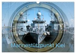 Marinestützpunkt Kiel (Wandkalender 2024 DIN A3 quer), CALVENDO Monatskalender von happyroger,  happyroger