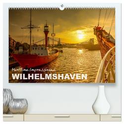 Maritime Impressionen Wilhelmshaven (hochwertiger Premium Wandkalender 2024 DIN A2 quer), Kunstdruck in Hochglanz von www.geniusstrand.de,  ©