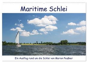 Maritime Schlei (Wandkalender 2024 DIN A2 quer), CALVENDO Monatskalender von Peußner,  Marion