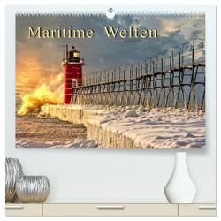 Maritime Welten (hochwertiger Premium Wandkalender 2024 DIN A2 quer), Kunstdruck in Hochglanz von Roder,  Peter