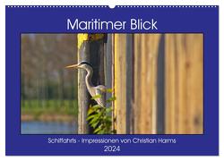 Maritimer Blick (Wandkalender 2024 DIN A2 quer), CALVENDO Monatskalender von Harms,  Christian