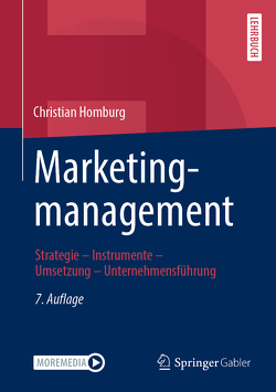 Marketingmanagement von Homburg,  Christian