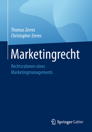 Marketingrecht von Zerres,  Christopher, Zerres,  Thomas