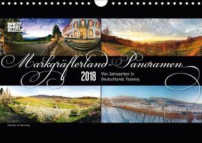 Markgräflerland-Panoramen – Vier Jahreszeiten in der Toskana Deutschlands (Wandkalender 2018 DIN A4 quer) von Bieg,  Sabine
