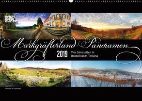 Markgräflerland-Panoramen – Vier Jahreszeiten in der Toskana Deutschlands (Wandkalender 2019 DIN A2 quer) von Bieg,  Sabine