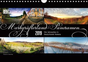 Markgräflerland-Panoramen – Vier Jahreszeiten in der Toskana Deutschlands (Wandkalender 2019 DIN A4 quer) von Bieg,  Sabine