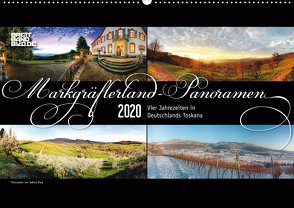 Markgräflerland-Panoramen – Vier Jahreszeiten in der Toskana Deutschlands (Wandkalender 2020 DIN A2 quer) von Bieg,  Sabine