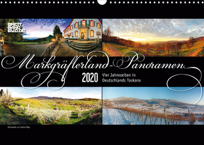 Markgräflerland-Panoramen – Vier Jahreszeiten in der Toskana Deutschlands (Wandkalender 2020 DIN A3 quer) von Bieg,  Sabine
