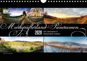 Markgräflerland-Panoramen – Vier Jahreszeiten in der Toskana Deutschlands (Wandkalender 2020 DIN A4 quer) von Bieg,  Sabine