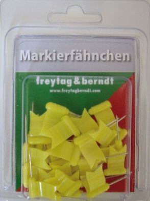 Markierfähnchen wehend, Gelb von Freytag-Berndt und Artaria KG