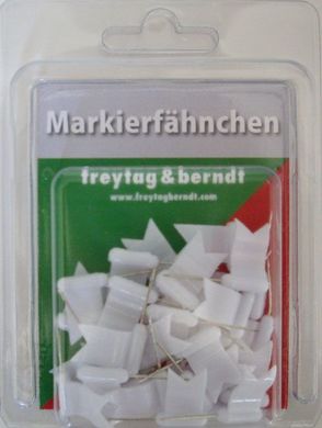 Markierfähnchen wehend, Weiß von Freytag-Berndt und Artaria KG