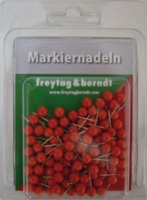 Markiernadeln, Rot von Freytag-Berndt und Artaria KG