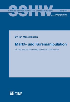 Markt- und Kursmanipulation von Hanslin,  Marc