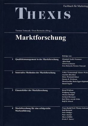 Marktforschung von Reinecke,  Sven, Tomczak,  Torsten