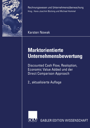 Marktorientierte Unternehmensbewertung von Nowak,  Karsten
