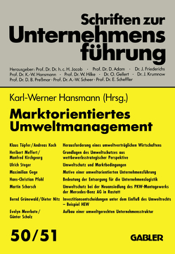Marktorientiertes Umweltmanagement von Hansmann,  Karl-Werner