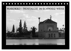 Marokko – Nostalgie in schwarz-weiss (Tischkalender 2024 DIN A5 quer), CALVENDO Monatskalender von Schiffer,  Michaela