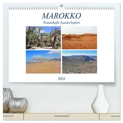 MAROKKO, Traumhafte Landschaften (hochwertiger Premium Wandkalender 2024 DIN A2 quer), Kunstdruck in Hochglanz von Senff,  Ulrich