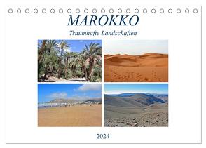 MAROKKO, Traumhafte Landschaften (Tischkalender 2024 DIN A5 quer), CALVENDO Monatskalender von Senff,  Ulrich