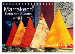 Marrakech – Perle des Südens 2024 (Tischkalender 2024 DIN A5 quer), CALVENDO Monatskalender von Michalek,  Dieter