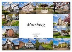 Marsberg Impressionen (Tischkalender 2024 DIN A5 quer), CALVENDO Monatskalender von Meutzner,  Dirk