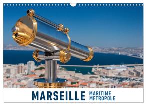 Marseille Maritime Metropole (Wandkalender 2024 DIN A3 quer), CALVENDO Monatskalender von Ristl,  Martin