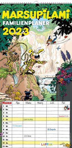 Marsupilami: Familienplaner 2023 von Bâtem