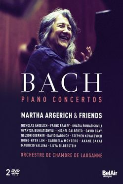 Martha Argerich & Freunde – Klavierkonzerte, 2 DVDs von Argerich,  Martha, Bach,  Johann Sebastian
