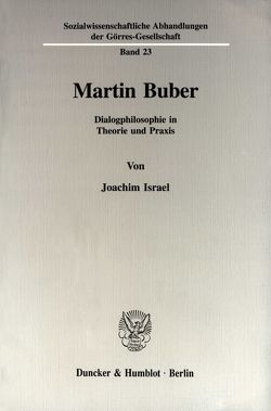 Martin Buber. von Israel,  Joachim