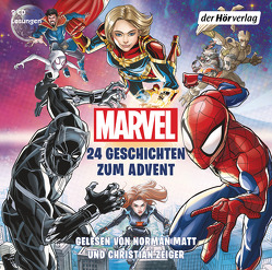 MARVEL – 24 Geschichten zum Advent von Albrecht,  Anke, Diverse, Matt,  Norman, Zeiger,  Christian