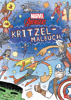 MARVEL Avengers Kritzel-Malbuch von Albrecht,  Anke, Montalvo-Lagos,  Tomás, Snider,  Brandon,  T.