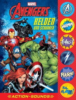 Marvel Avengers – Helden und Schurken – Action-Soundbuch mit 6 Geräuschen und 4 Comicgeschichten für Kinder ab 6 Jahren