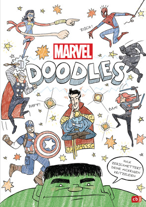 MARVEL DOODLES – Superhelden-Kritzelspaß von Albrecht,  Anke